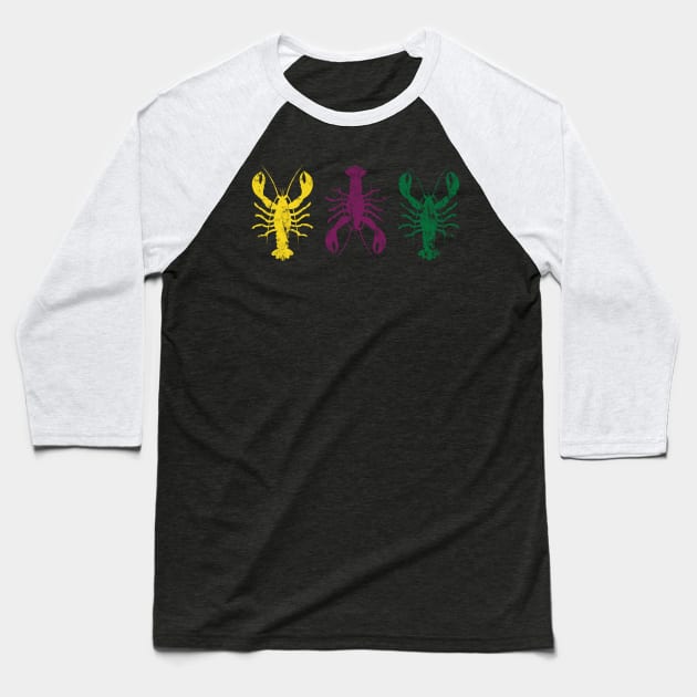 mardi gras crawfish Baseball T-Shirt by arazra